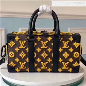Louis Vuitton Mens Runway Box Top Handle Bag in Monogram Embroidery M44483 2019 (GAOS-9081410)