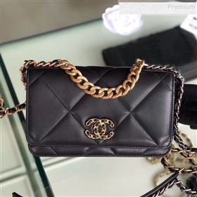 Chanel Quilted 19 Wallet on Chain WOC AP0957 Black 2019 (FM-9101409)