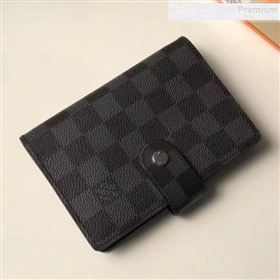 Louis Vuitton Damier Graphite Canvas Small Ring Agenda Book Cover R20005 04 2019 (YILU-9103141)