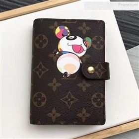 Louis Vuitton Monogram Canvas Print Small Ring Agenda Book Cover R20005 09 2019 (YILU-9103146)