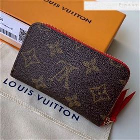 Louis Vuitton Zippy Multicartes Card Holder M61299 Red 2019 (KIKI-9102823)