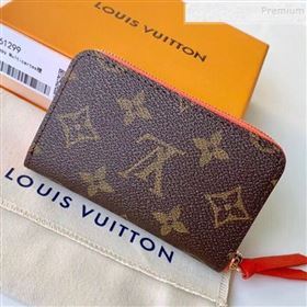 Louis Vuitton Zippy Multicartes Card Holder M64303 Orange 2019 (KIKI-9102822)