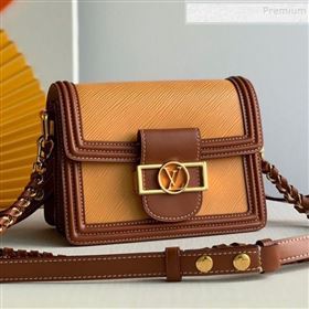 Louis Vuitton Mini Dauphine Epi Leather Shoulder Bag M90499 Yellow 2019 (KD-9102827)