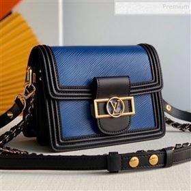 Louis Vuitton Mini Dauphine Epi Leather Shoulder Bag M90499 Blue 2019 (KD-9102829)