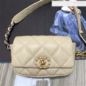 Chanel Quilted Leather 19 Belt Bag/Waist Bag Nude 2019 (FM-9110435)
