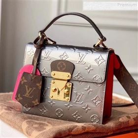 Louis Vuitton Spring Street in Monogram Vernis Leather M90502 Metallic Grey 2019 (KIKI-9110436)