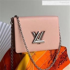 Louis Vuitton Twist Epi Leather Belt Bag/Wallet on Chain WOC M68559 Pink 2019 (KIKI-9110444)