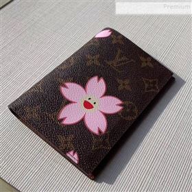 Louis Vuitton Monogram Canvas Print Passport Cover M64411 Pink 2019 (KIKI-9110457)