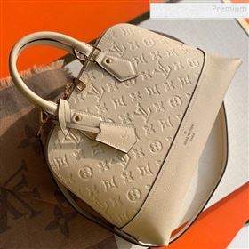 Louis Vuitton Sac Neo Alma PM Monogram Empreinte Leather Bag M44834 White 2019 (KIKI-9110506)