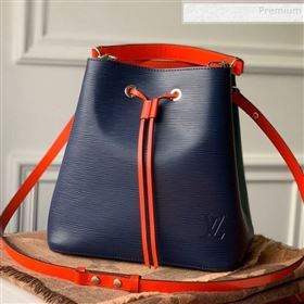 Louis Vuitton NeoNoe Epi Leather Bucket Bag M55395 Blue/Green 2019 (KIKI-9110508)