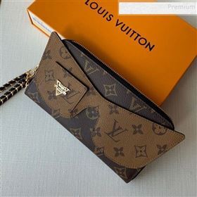 Louis Vuitton Monogram Canvas Zippy Wallet Shades with Cat Sunglasses M68796 2019 (KD-9110816)