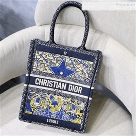 Dior Star Vertical Dior Book Tote Bag in Tarot Embroidered Canvas 2019 (XYD-9111235)