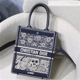 Dior Wheel of Fortune Vertical Dior Book Tote Bag in Tarot Embroidered Canvas 2019 (XYD-9111237)