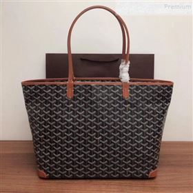 Goyard Artois Tote Bag Black/Brown 2019 (ZT-9111551)