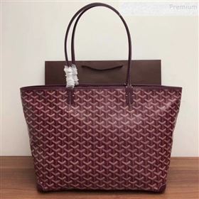 Goyard Artois Tote Bag Burgundy 2019 (ZT-9111559)