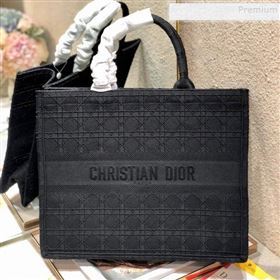 Dior Book Tote Large Bag in Geometry Embroidered Canvas Black 2019 (XYD-9111248)