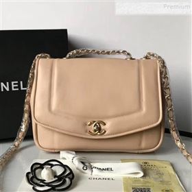 Chanel Lambskin Medium Flap Bag AS1178 Beige 2019 (KAIS-9111804)