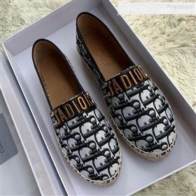 Dior JAdior Espadrilles in Black Oblique Canvas 2019 (HANB-9112010)