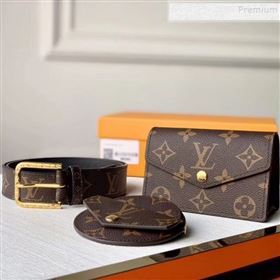 Louis Vuitton Daily Multi Pocket 30mm Belt Monogram Canvas M0236U 2019 (KD-9112114)