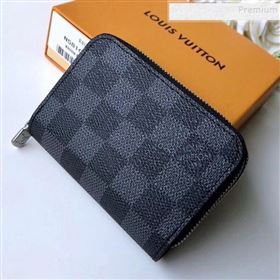 Louis Vuitton Damier Graphite Canvas Key Holder and Coin Purse M58106 (KIKI-9111944)