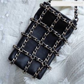 Chanel Chain Lambskin Clutch with Chain AP1161 Black 2020 (FM-9112324)