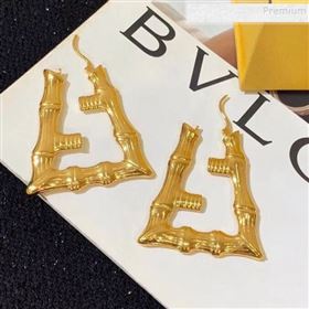 Fendi Prints On Earrings Gold 2019 (YF-9112233)