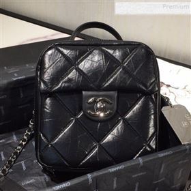 Chanel Quilted Vintage Leather Camera Case Bag AS1323 Black 2020 (FM-9112320)