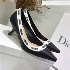 Dior JAdior Mid-Heel Pump in Lambskin and Embroidered Ribbon 2019 (JINC-9112730)