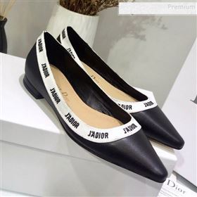 Dior JAdior Flat Pump in Lambskin and Embroidered Ribbon 2019 (JINC-9112731)