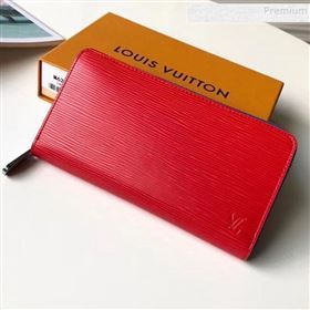 Louis Vuitton Zippy Epi Leather Wallet M62304 Red 2019 (KIKI-9092931)
