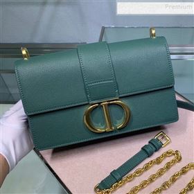 Dior 30 Montaigne CD Chain Flap Bag in Palm-Grained Calfskin Green 2019 (XYD-9093015)