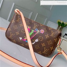 Louis Vuitton Monogram Canvas Mini Pochette Accessoires Pouch M51960 Logo Print 2019 (KD-9100737)