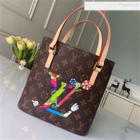 Louis Vuitton Monogram Canvas Bucket Bag M51172 Logo Print 2019 (KD-9100738)