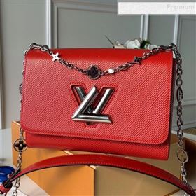 Louis Vuitton Epi Leather Flower Twist MM M55411 Red 2019 (KD-9100755)