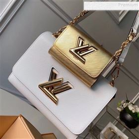 Louis Vuitton Epi Leather Twist Bag Set M50282 White/Gold 2019 (KIKI-9100759)