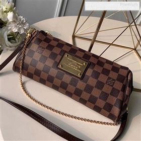 Louis Vuitton Eva Damier Ebene Canvas Crossbody Bag M55213 (KI-9122437)