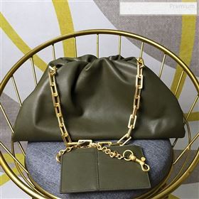 Bottega Veneta Large The Pouch Chain Shoulder Bag Green 2019 (MS-9122512)