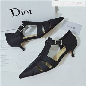 Dior Sauvage Calfskin Strap Pumps Black 2019 (DLY-9122341)