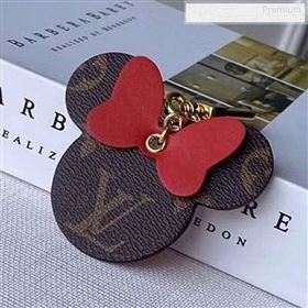 Louis Vuitton Mickey Mouse Bag Charm and Key Holder Red 2019 (KI-9123007)