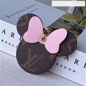 Louis Vuitton Mickey Mouse Bag Charm and Key Holder Pink 2019 (KI-9123006)