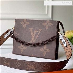 Louis Vuitton Giant Monogram Strap Toilet Pouch XL Coffee 2019 (KD-9123009)