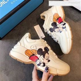 Gucci x Disney Rhyton Mickey Mouse Sneakers 2020 (For Women and Men) (EM-0010802)