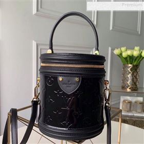 Louis Vuitton Cannes Bucket Case Top Handle Bag in Patent Leather M53997 Black 2019 (KI-0010712)