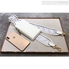 Fendi Strap You FF Transparent Shoulder Strap with iPhone Pocket White 2019 (CL-0011025)