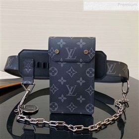 Louis Vuitton Monogram Canvas Belt with iPhone Pocket Black 2019 (HY-0011024)