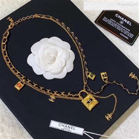 Chanel Lock Y Necklace AB3014 2019 (YF-0011043)