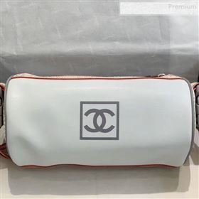 Chanel Vintage Large Roller Shoulder Bag AS6689 White 2019 (SMJD-0010218)