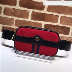 Gucci Suede Ophidia iPhone Case Belt Bag 519308 Red 2019 (DLH-0010415)