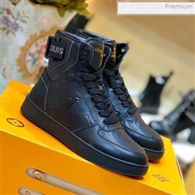 Louis Vuitton Boombox Short Sneaker Boots Black 2019 (SY-0011401)