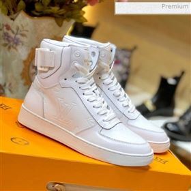 Louis Vuitton Boombox Short Sneaker Boots White 2019 (SY-0011402)